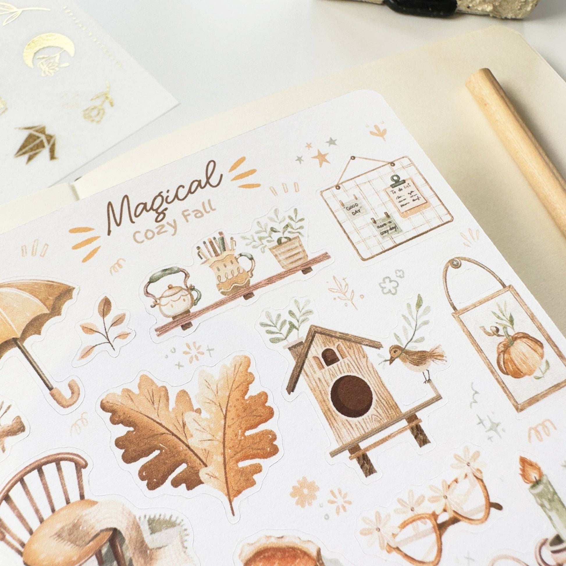 LETTOOn - Stickervel - Magical Cosy Fall - The Dreamer's Bookshop.