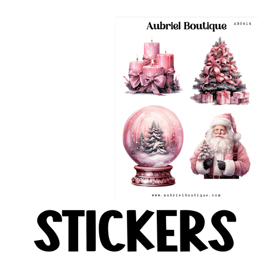 AubrielBoutique - DECO XMAS, plannerstickers — AB0414 - The Dreamer's Bookshop.