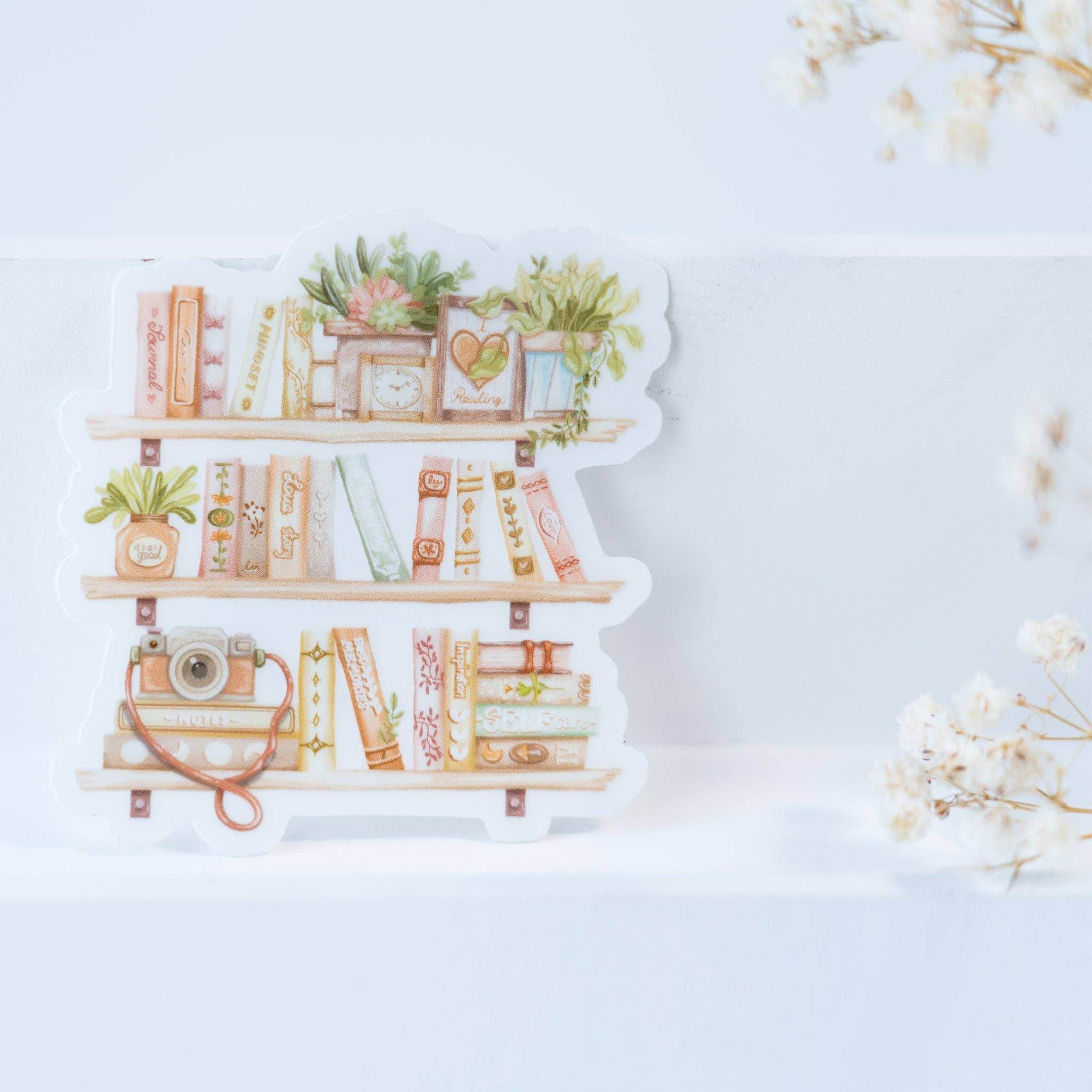 LETTOOn - Doorzichtige vinylsticker - Inspiration Shelf - The Dreamer's Bookshop.
