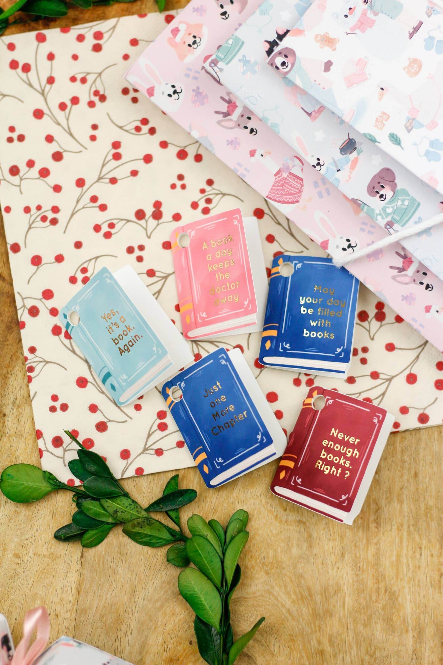 My Sweet Paper Card - Cadeaukaartjes voor boeken - Set van 5 cadeaukaartjes - The Dreamer's Bookshop.