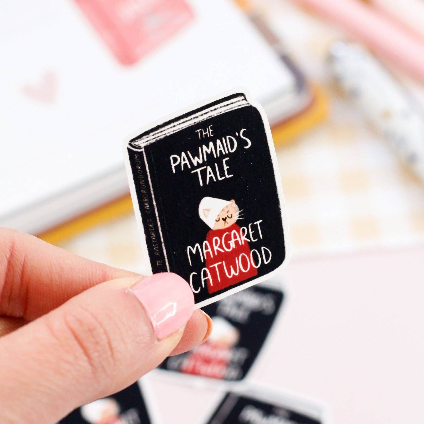 My Sweet Paper Card - Pawmaid's Tale - Boeksticker voor katten - The Dreamer's Bookshop.