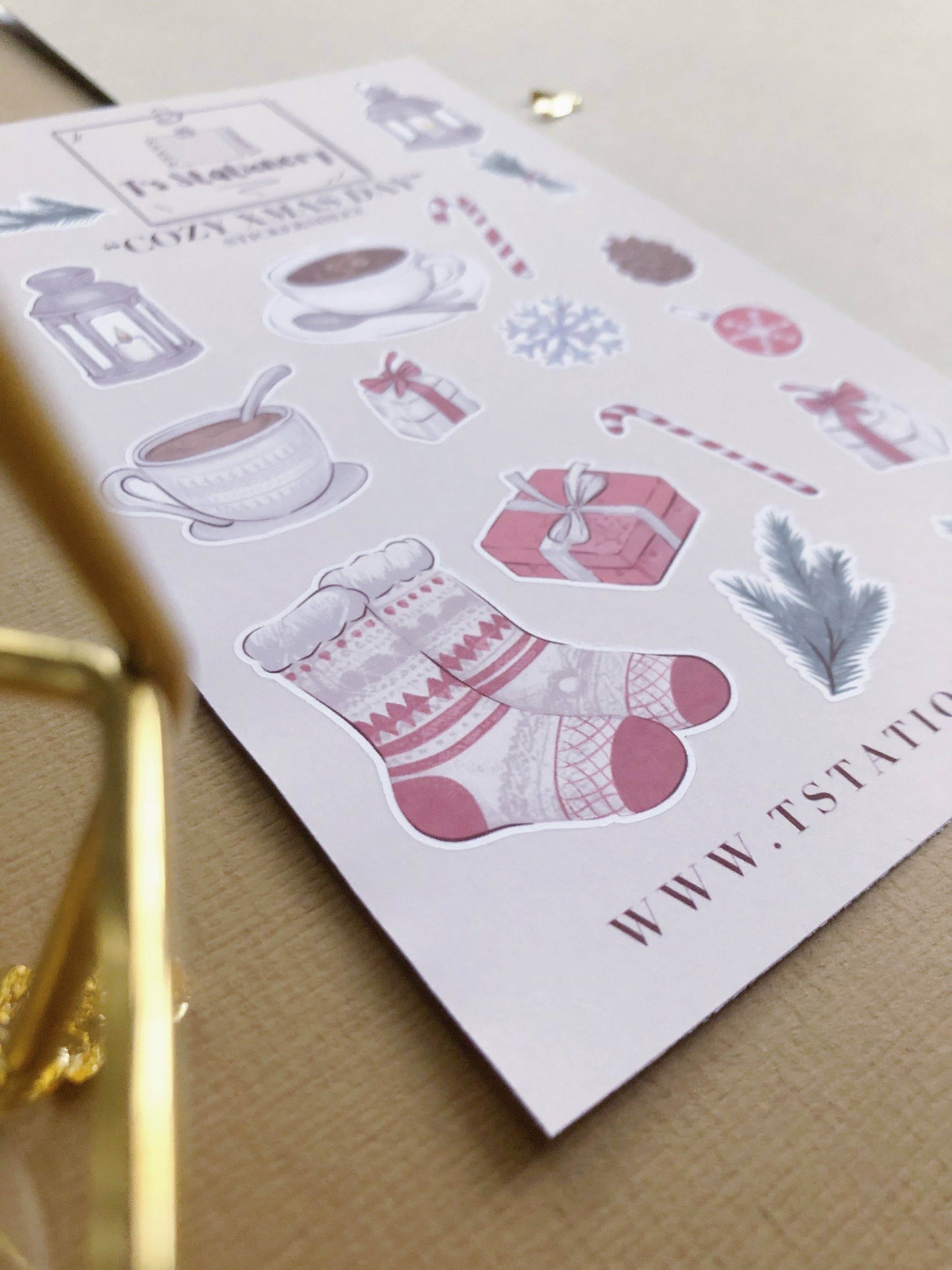 T's Stationery - „Gezellige kerstdag” - The Dreamer's Bookshop.
