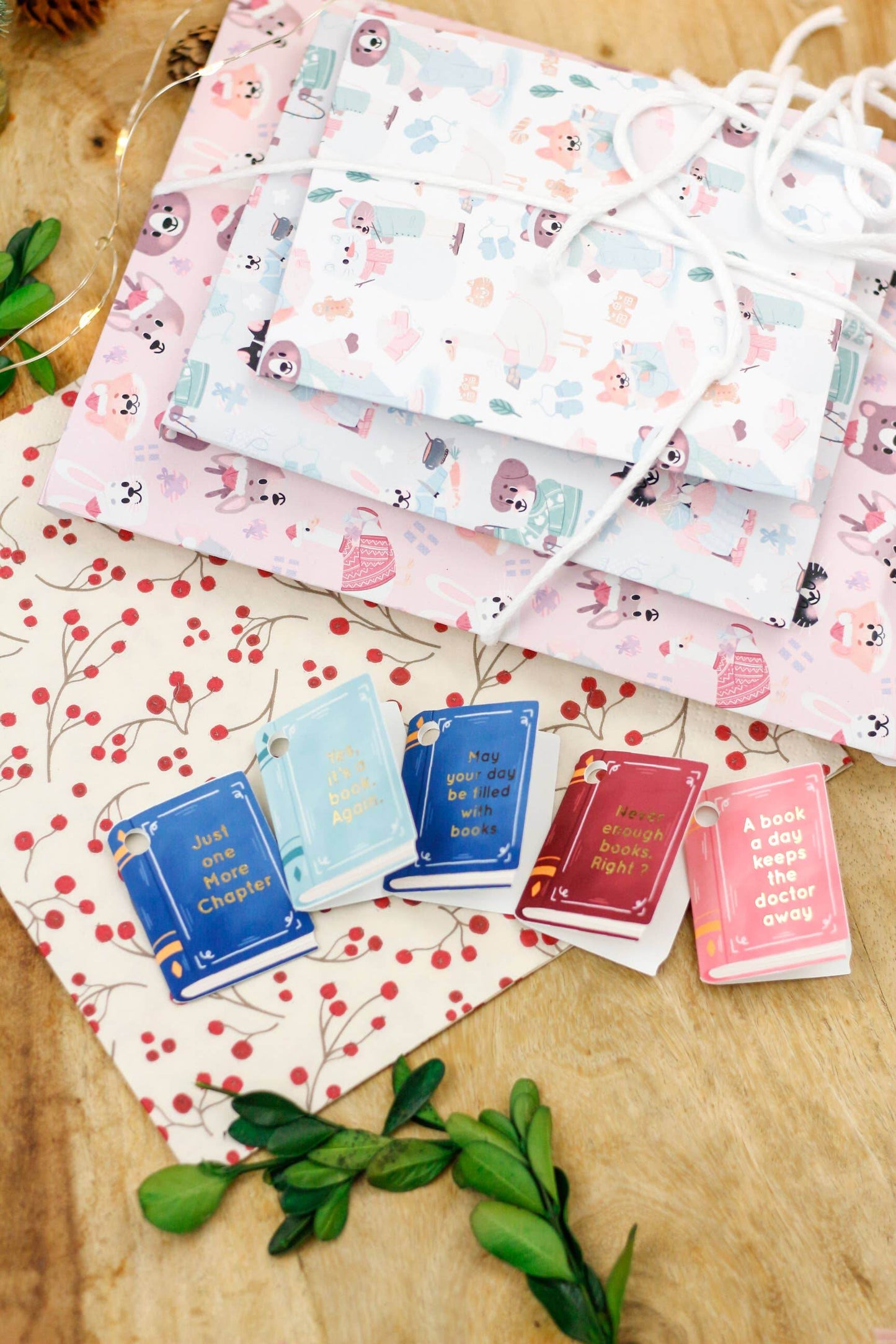 My Sweet Paper Card - Cadeaukaartjes voor boeken - Set van 5 cadeaukaartjes - The Dreamer's Bookshop.
