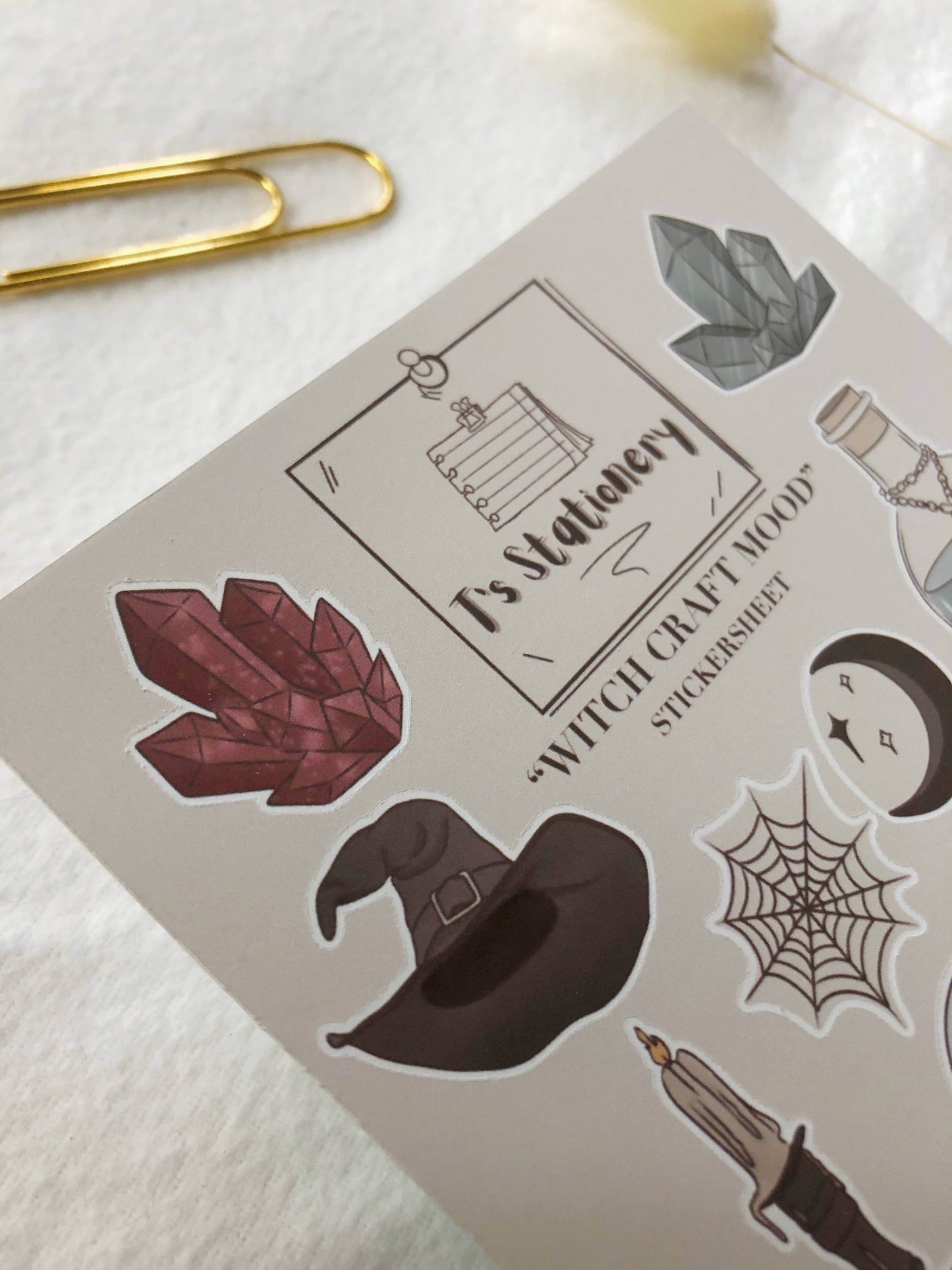 T's Stationery - Stickervel „Witchcraft Mood” - The Dreamer's Bookshop.