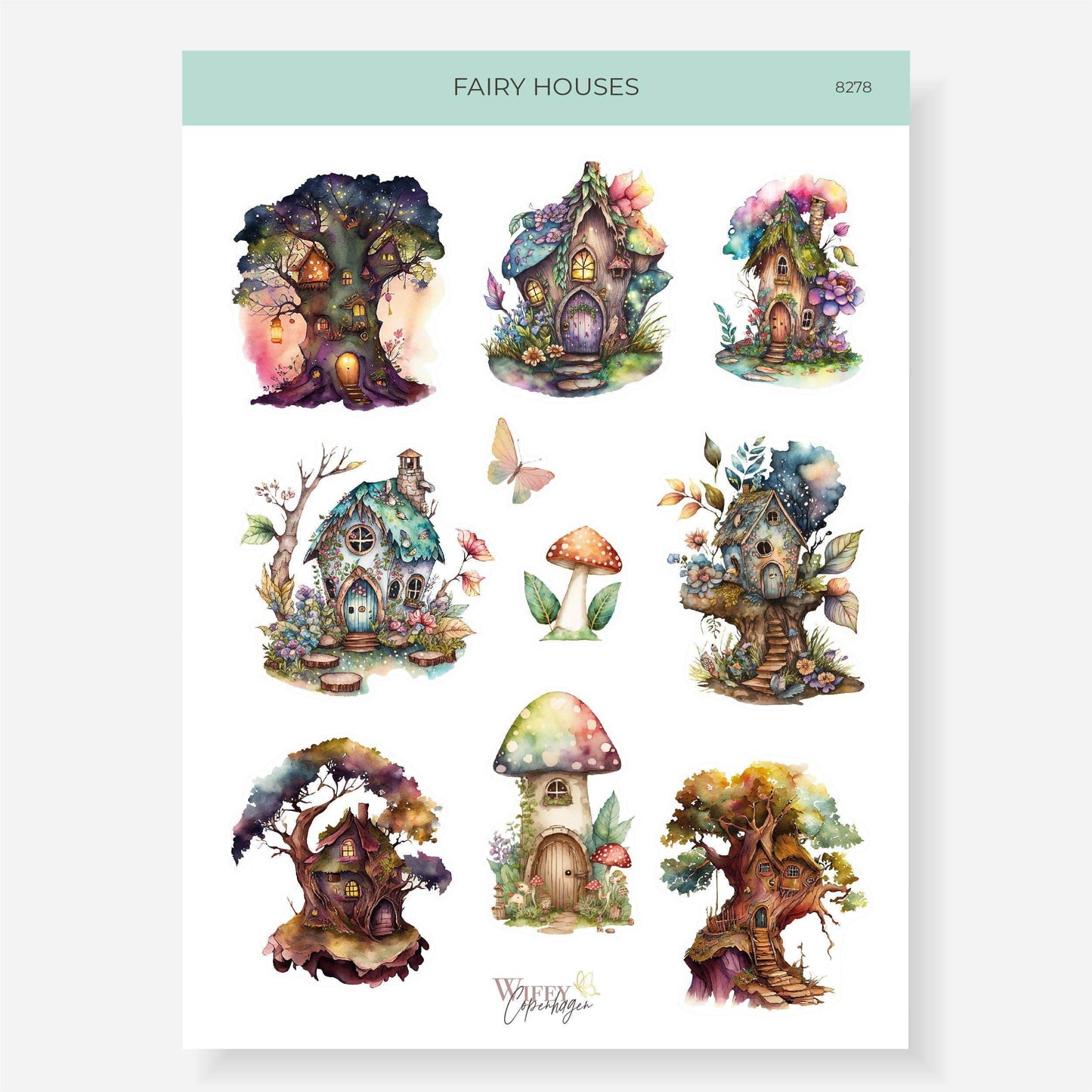 Plan & Plot Studio - Sprookjeshuizen | Stickers - The Dreamer's Bookshop.