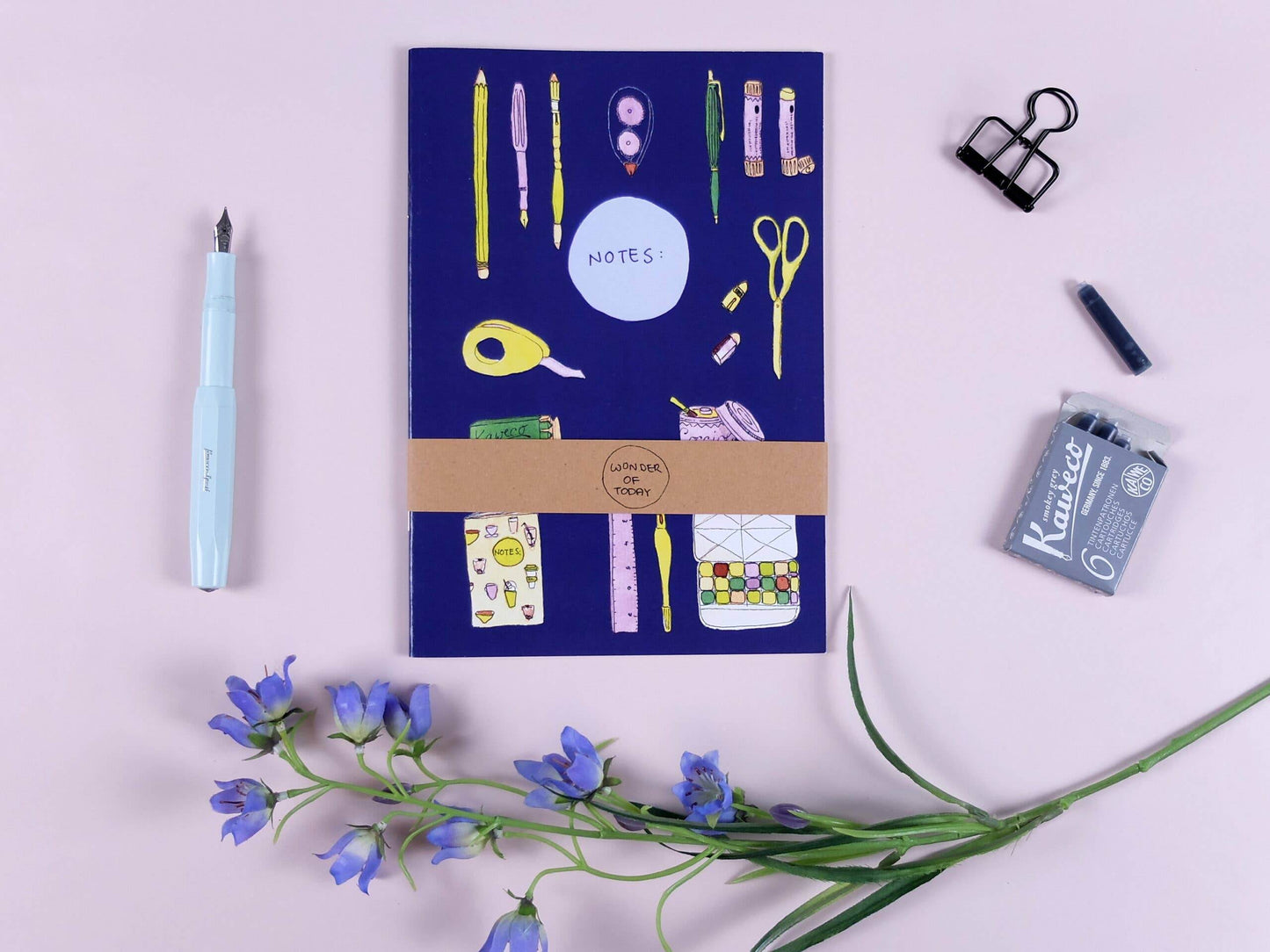 Wonder Of Today - Notitieboek voor schrijfwaren A5 - The Dreamer's Bookshop.