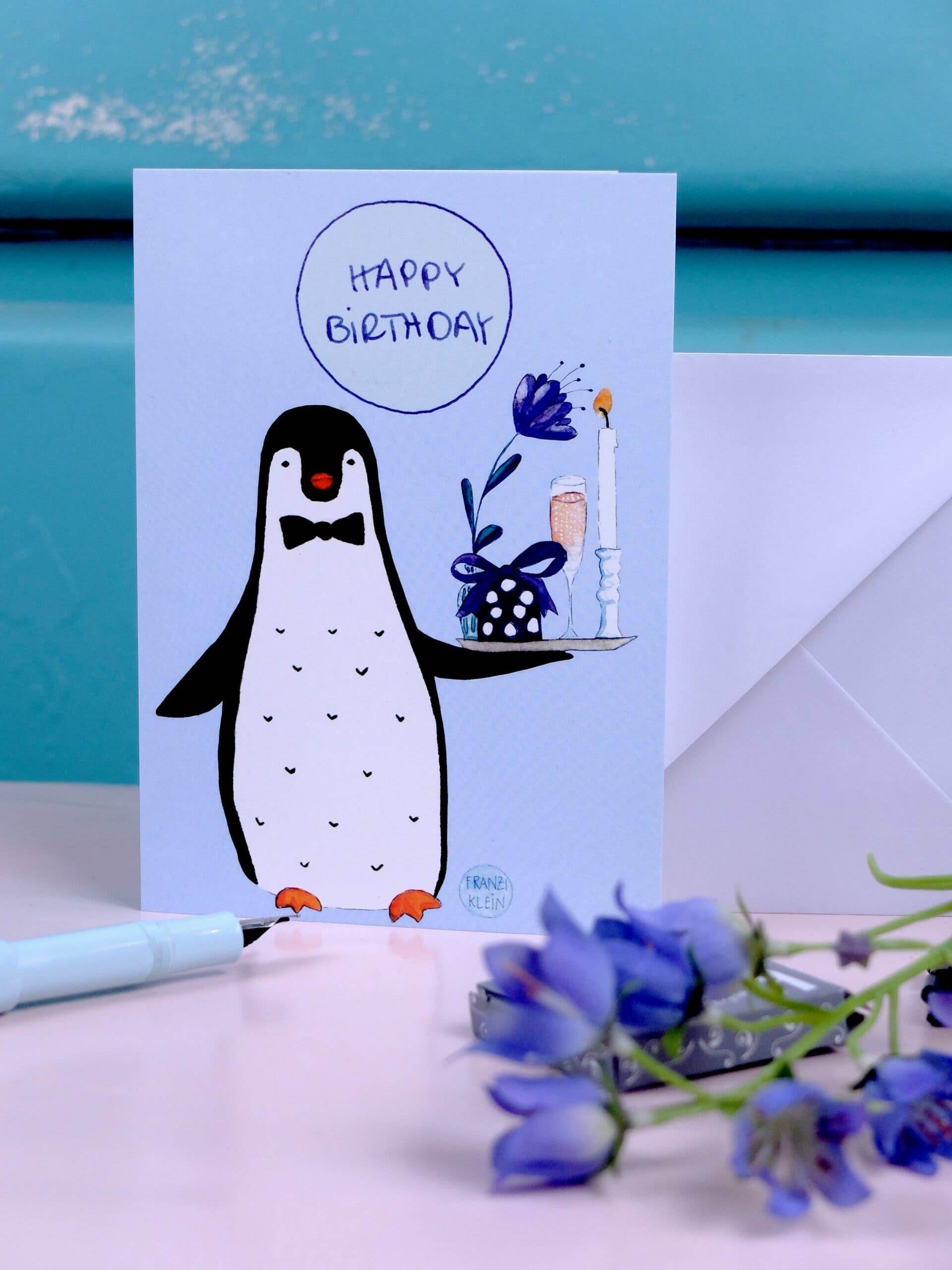 Wonder Of Today - Penguin verjaardagskaart - The Dreamer's Bookshop.