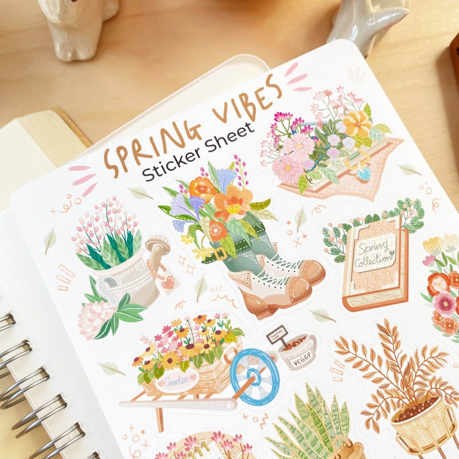 LETTOOn - Stickervel - Lentevibes - The Dreamer's Bookshop.