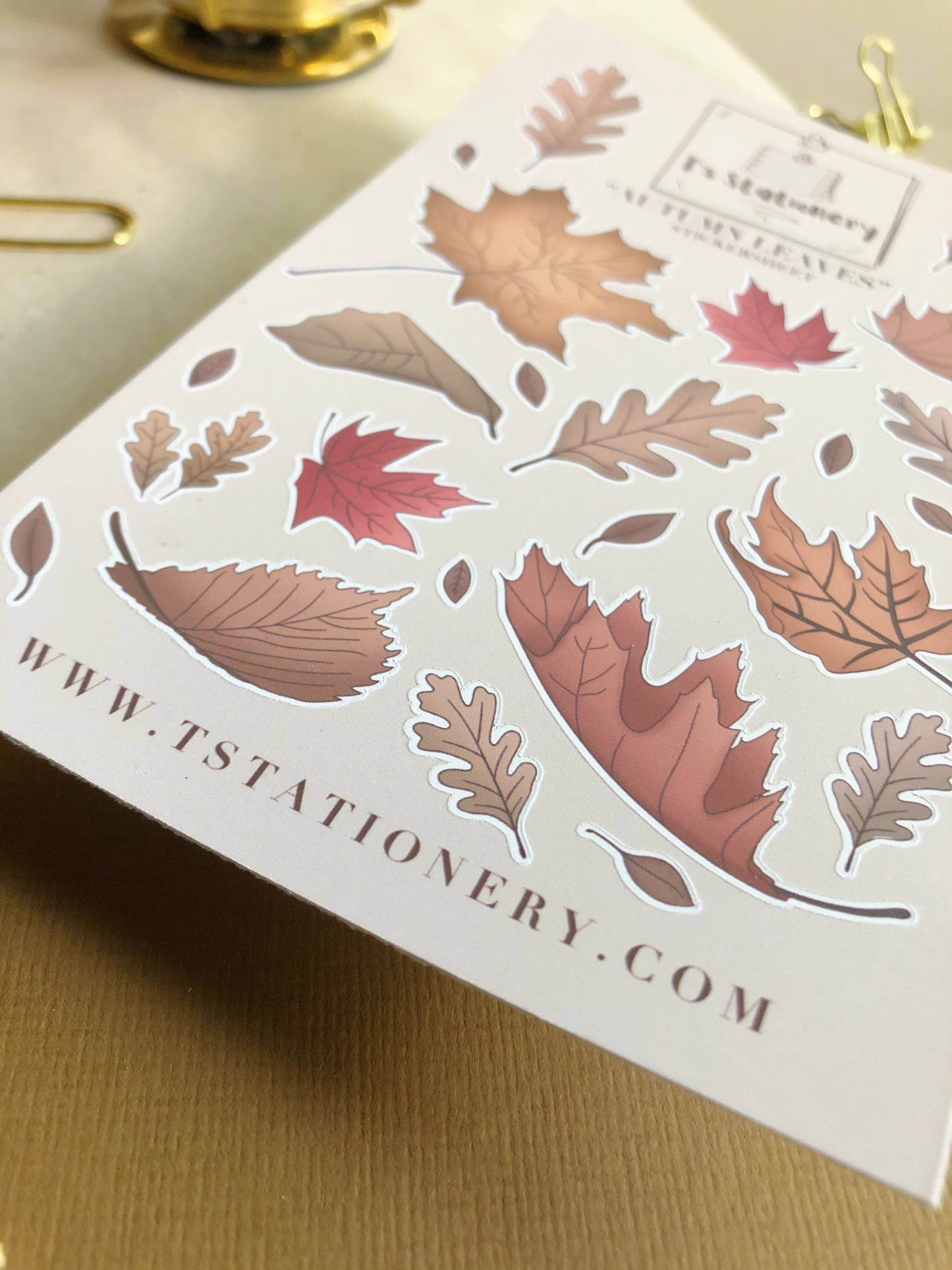 T's Stationery - „Herfstbladeren” - The Dreamer's Bookshop.