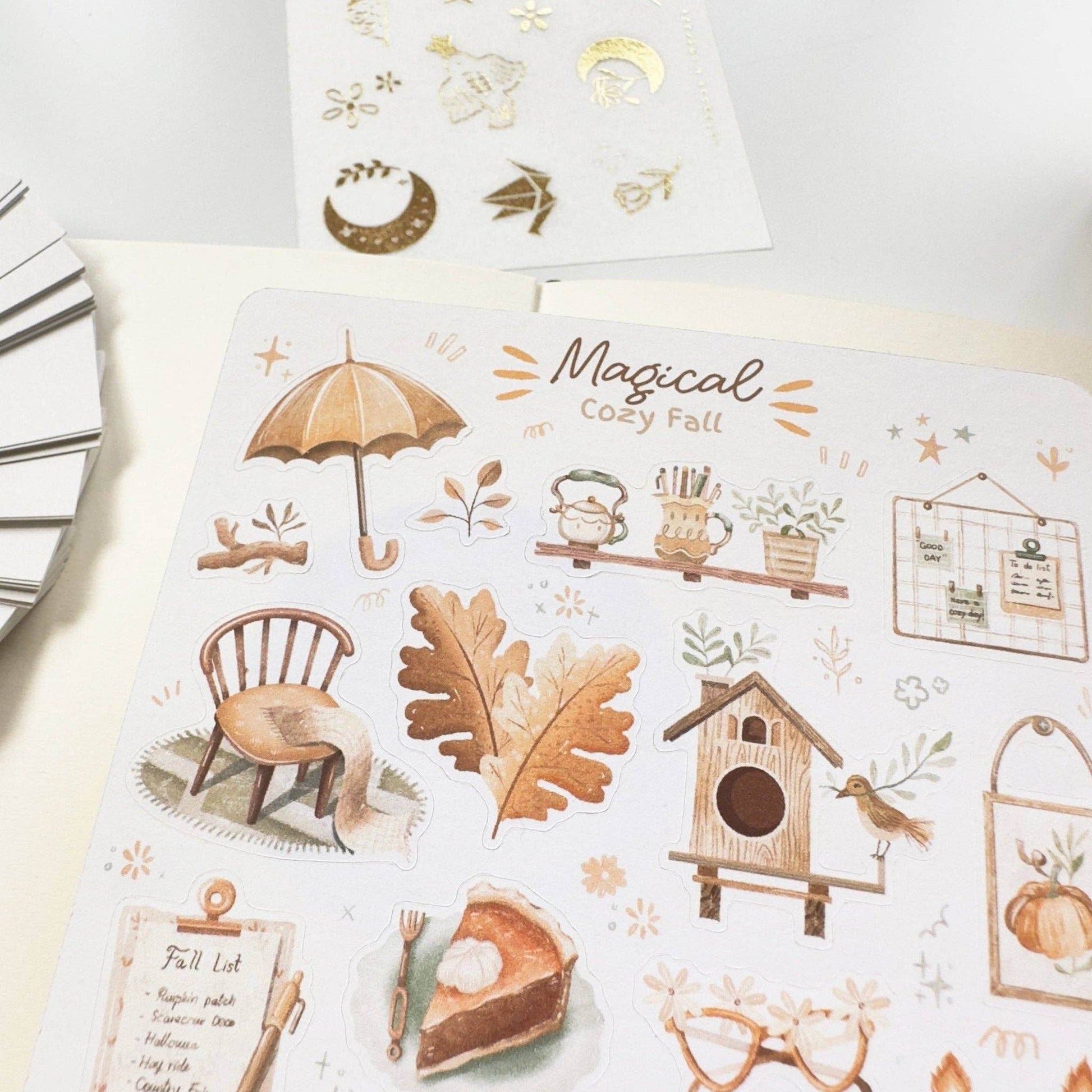 LETTOOn - Stickervel - Magical Cosy Fall - The Dreamer's Bookshop.