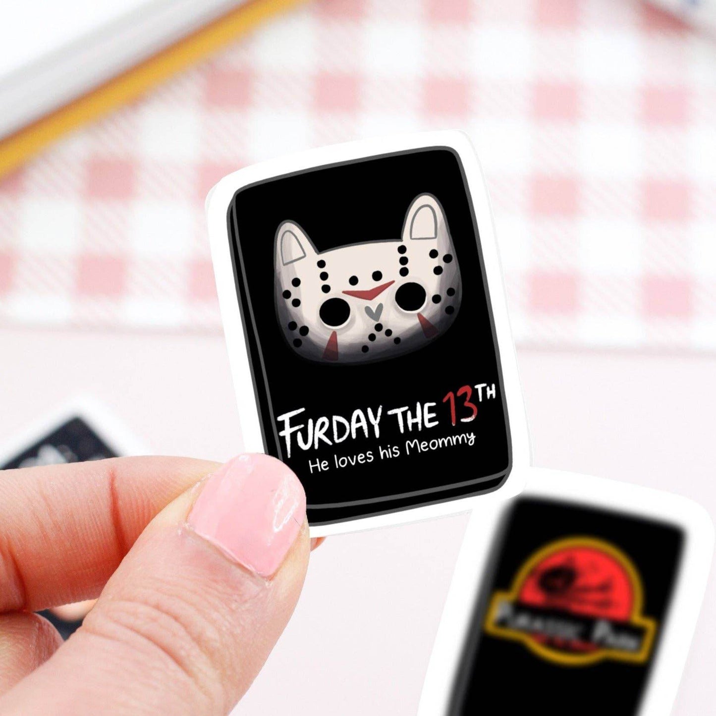 My Sweet Paper Card - Cat Horror-filmstickerpakket - Kattenstickers - The Dreamer's Bookshop.