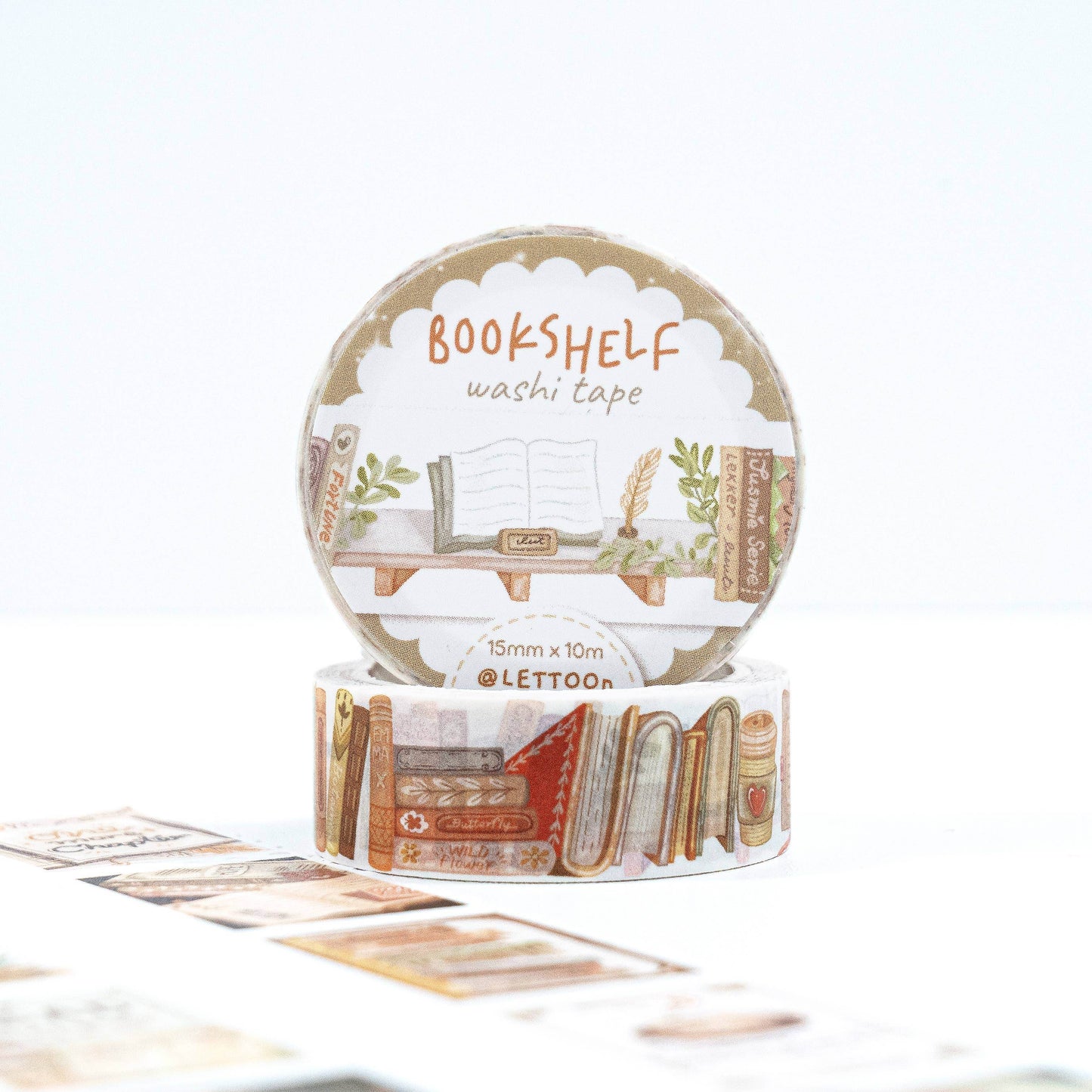 LETTOOn - Heerlijke leestijd - Washi Tape-set - The Dreamer's Bookshop.