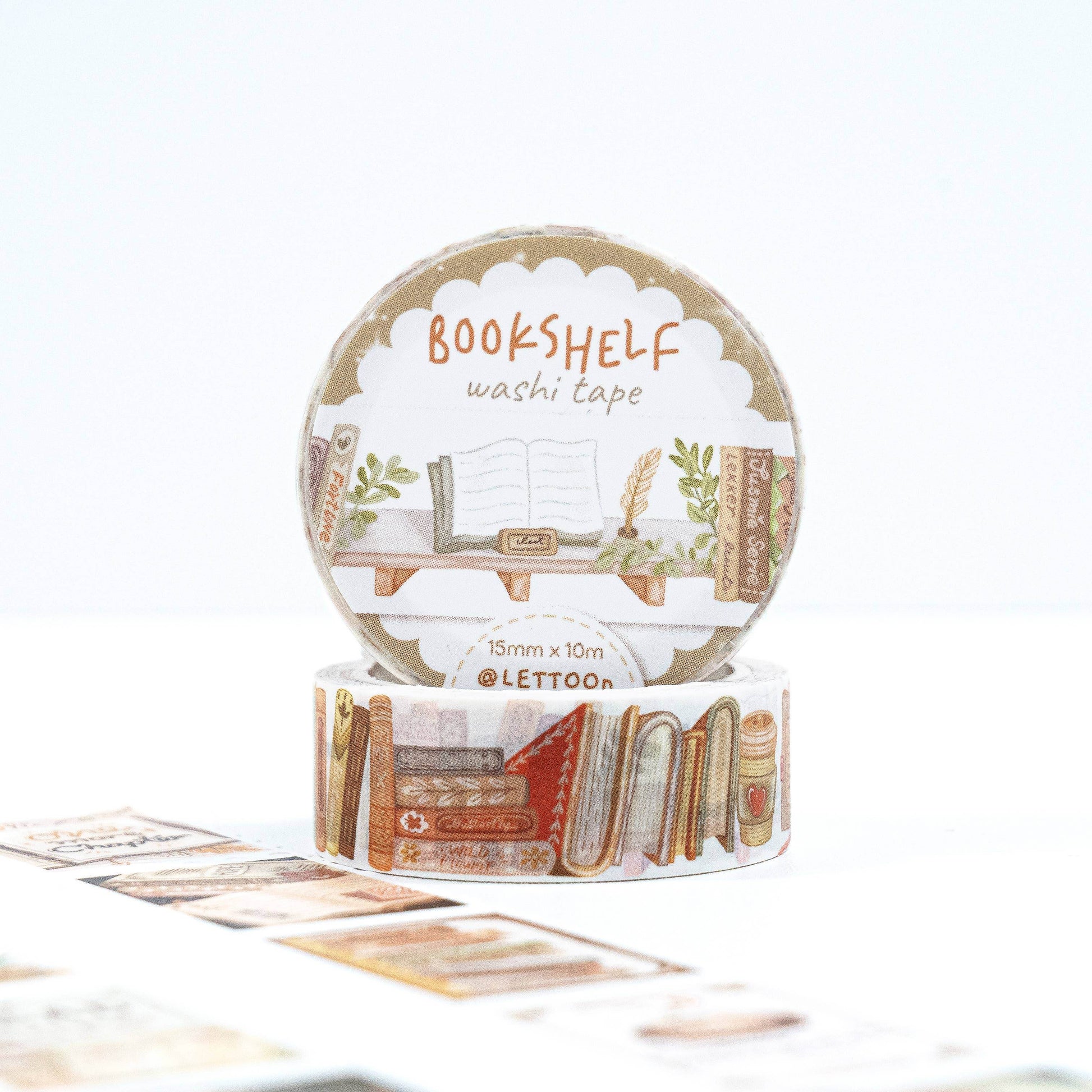 LETTOOn - Heerlijke leestijd - Washi Tape-set - The Dreamer's Bookshop.