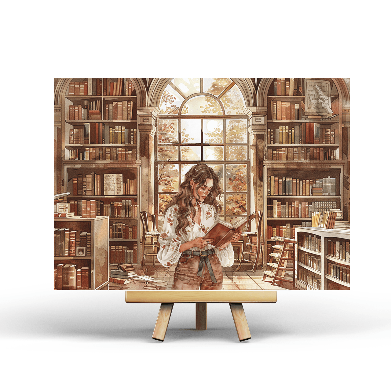 Penpaling Paula - Openbare bibliotheek - Ansichtkaart - The Dreamer's Bookshop.