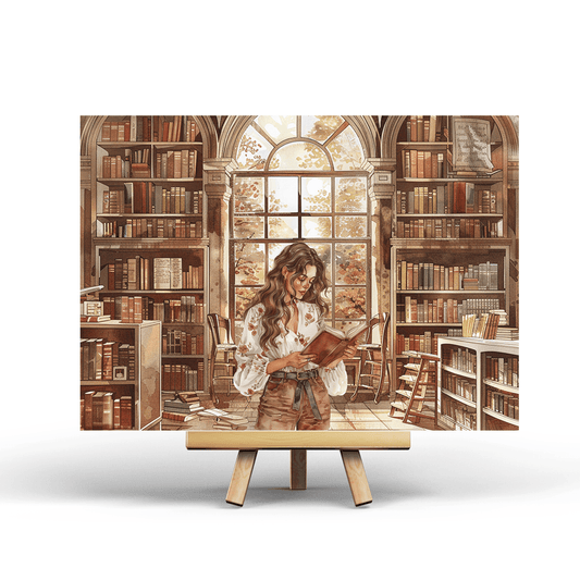 Penpaling Paula - Openbare bibliotheek - Ansichtkaart - The Dreamer's Bookshop.