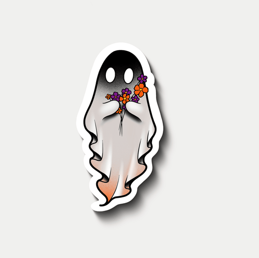 Solid Gold / Naja-Marie Baumann - Flower Ghost - Sticker - The Dreamer's Bookshop.