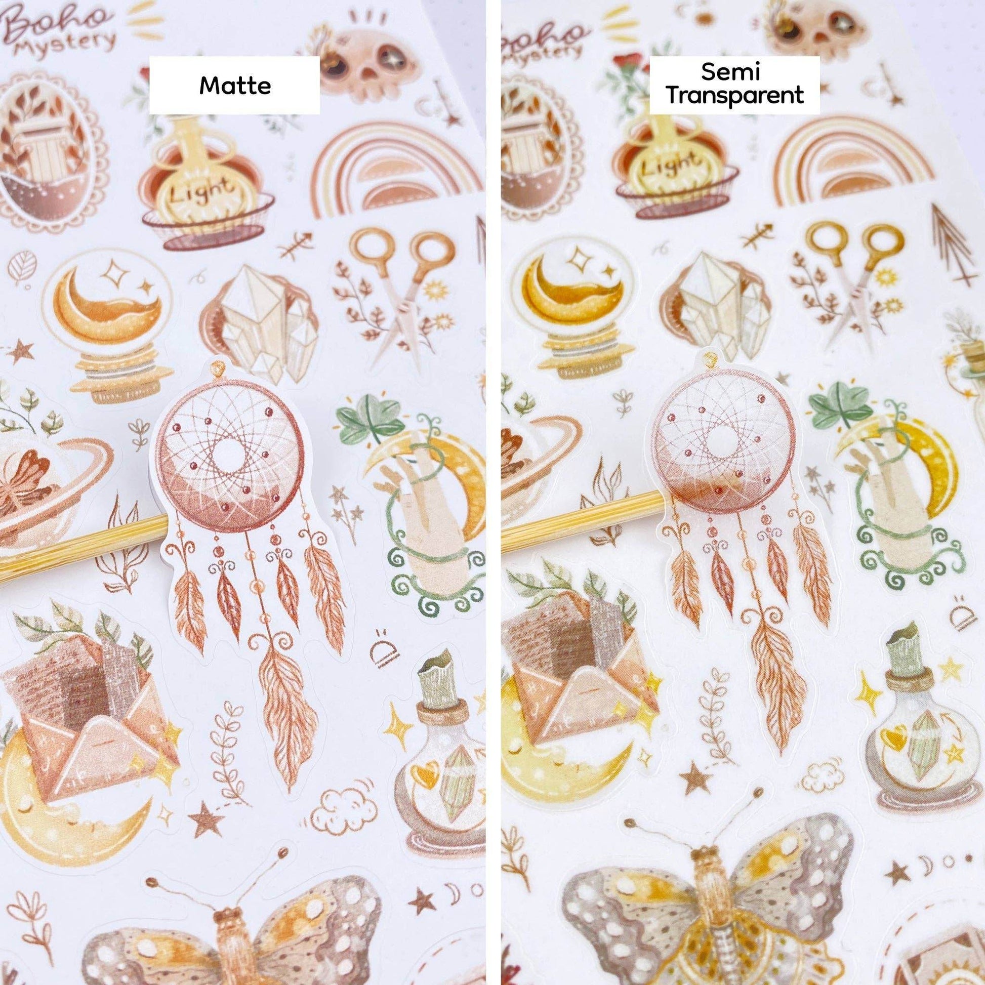 LETTOOn - Stickervel - Boho Mystery - The Dreamer's Bookshop.