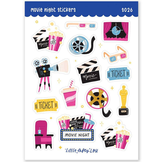 Little Lefty Lou - Stickers voor filmavonden (S026) - The Dreamer's Bookshop.