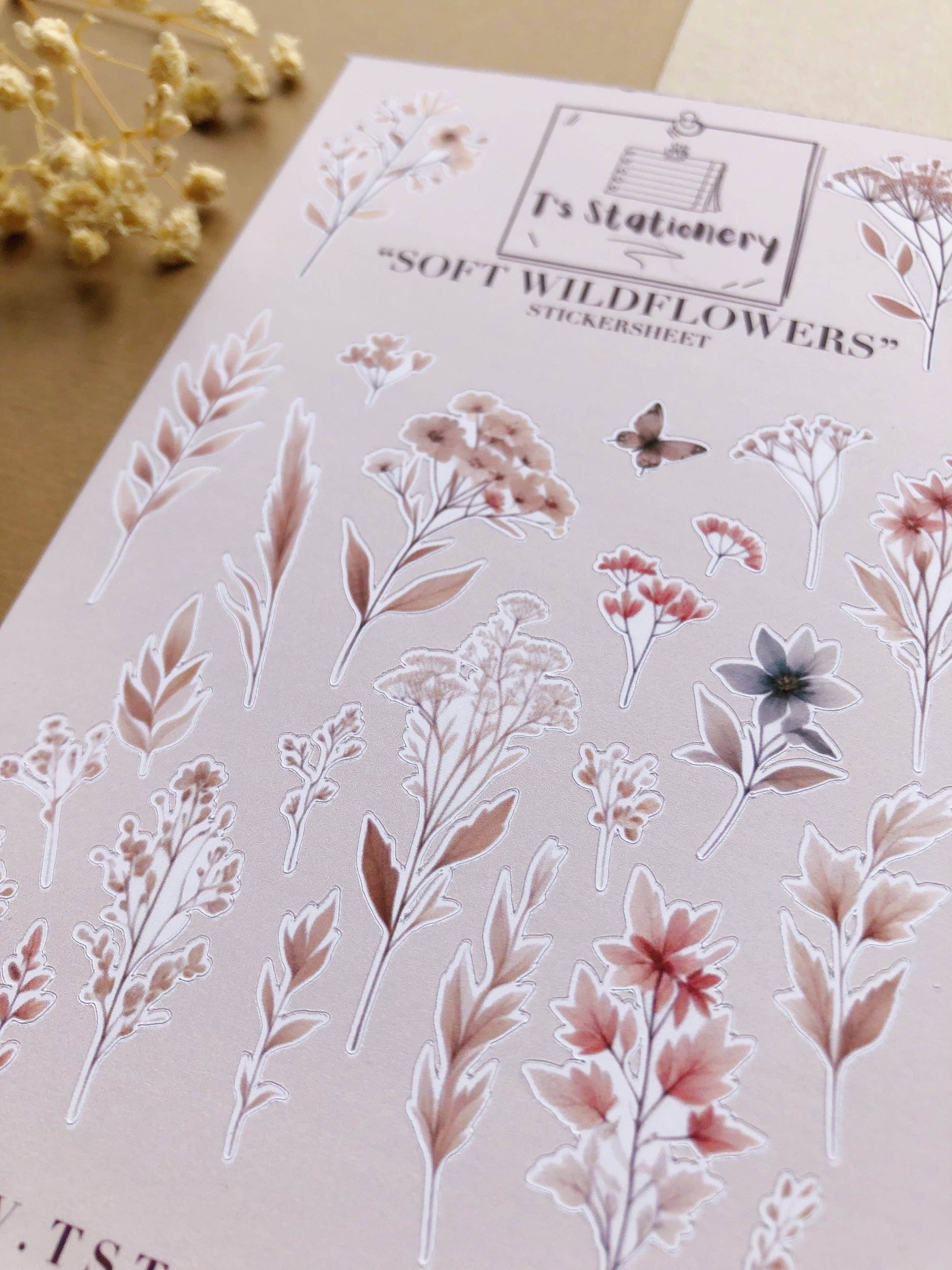 T's Stationery - „Zachte wilde bloemen” - The Dreamer's Bookshop.