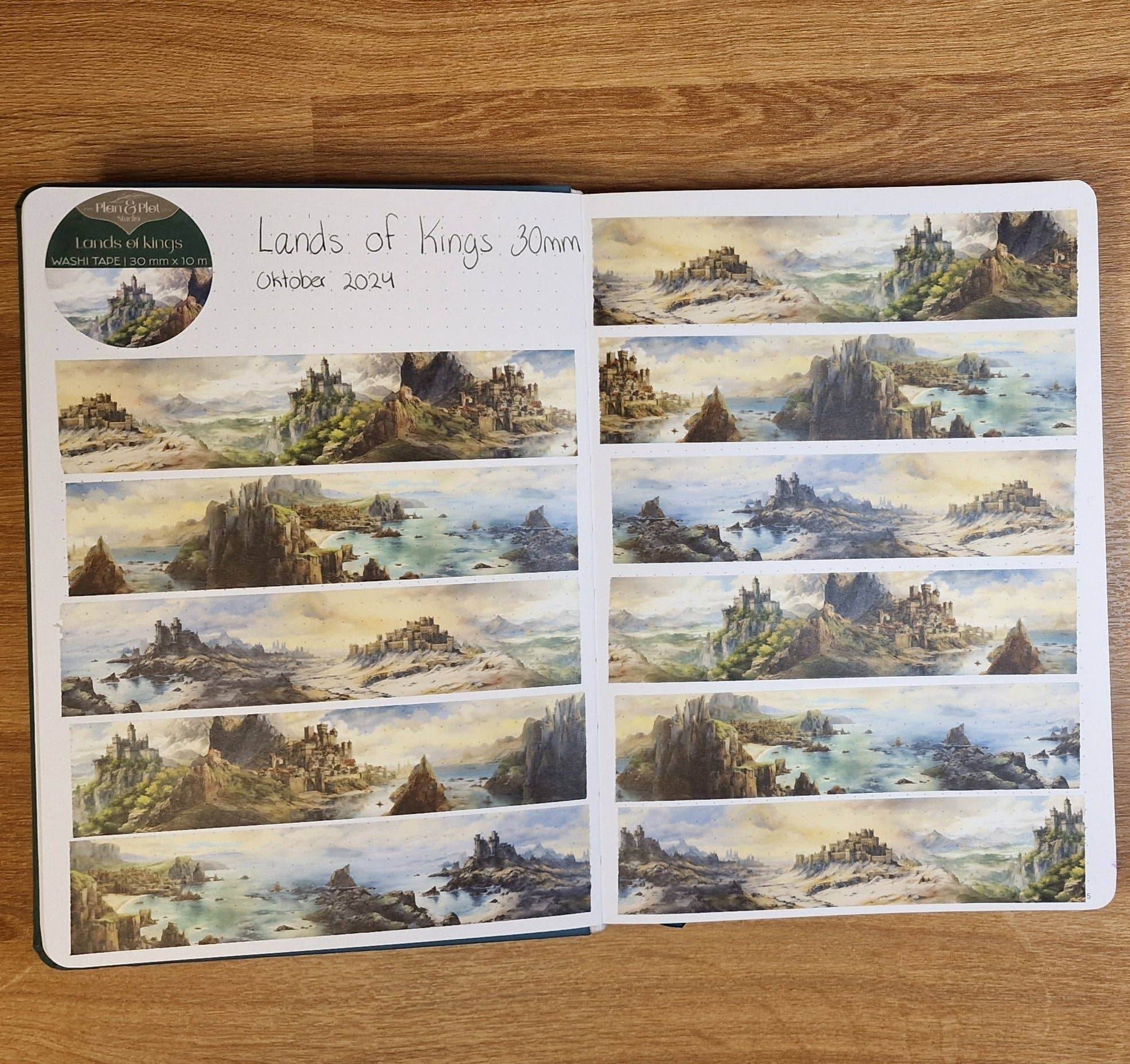 Plan & Plot Studio - Lands of Kings | Washi-tape - The Dreamer's Bookshop.