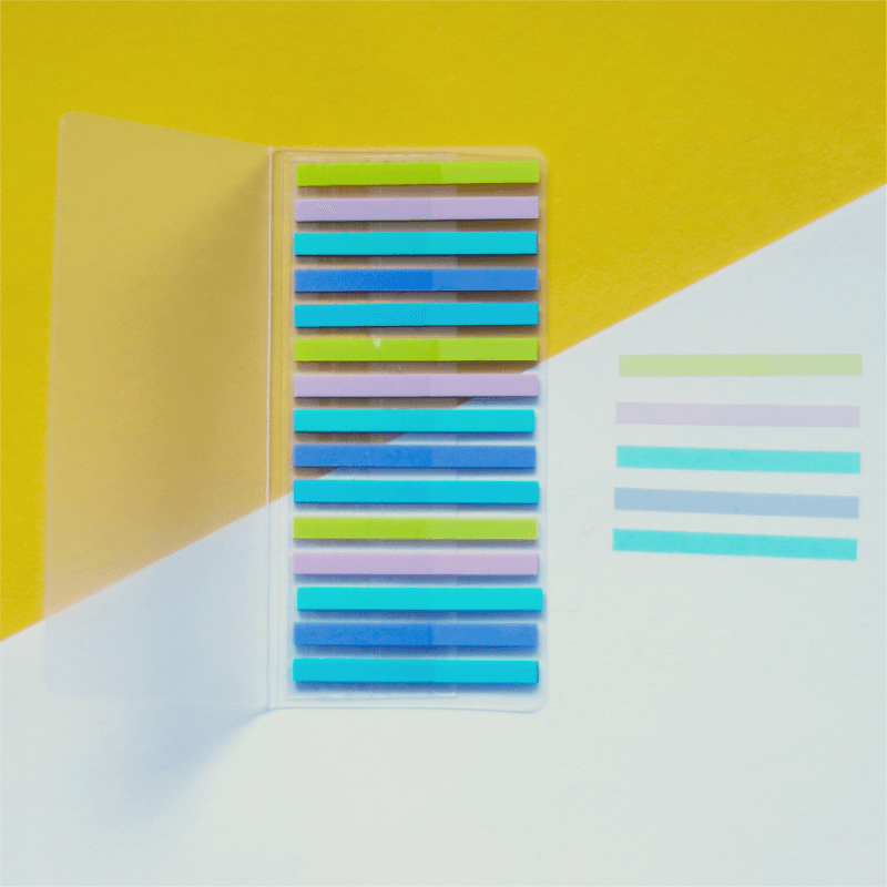 Sticky Notes Doorzichtig - Licht - The Dreamer's Bookshop.