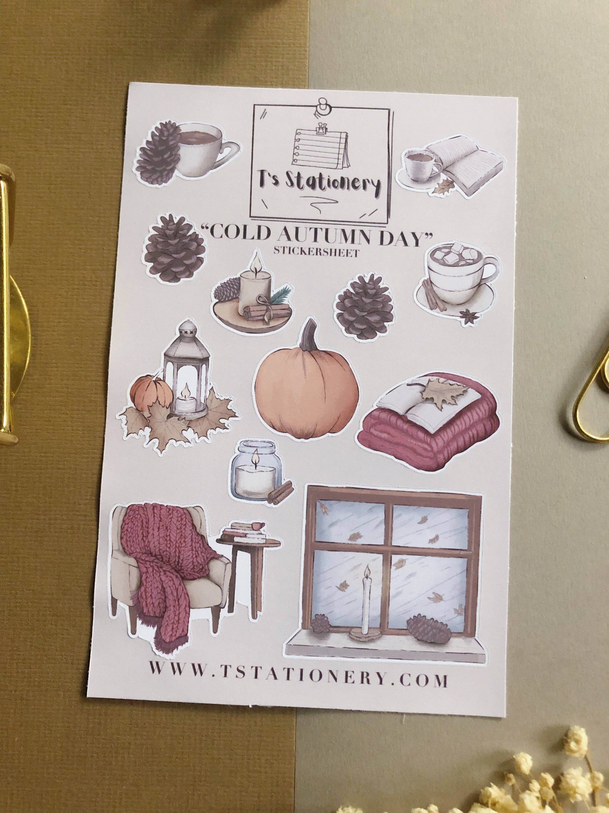T's Stationery - „Koude herfstdag” - The Dreamer's Bookshop.
