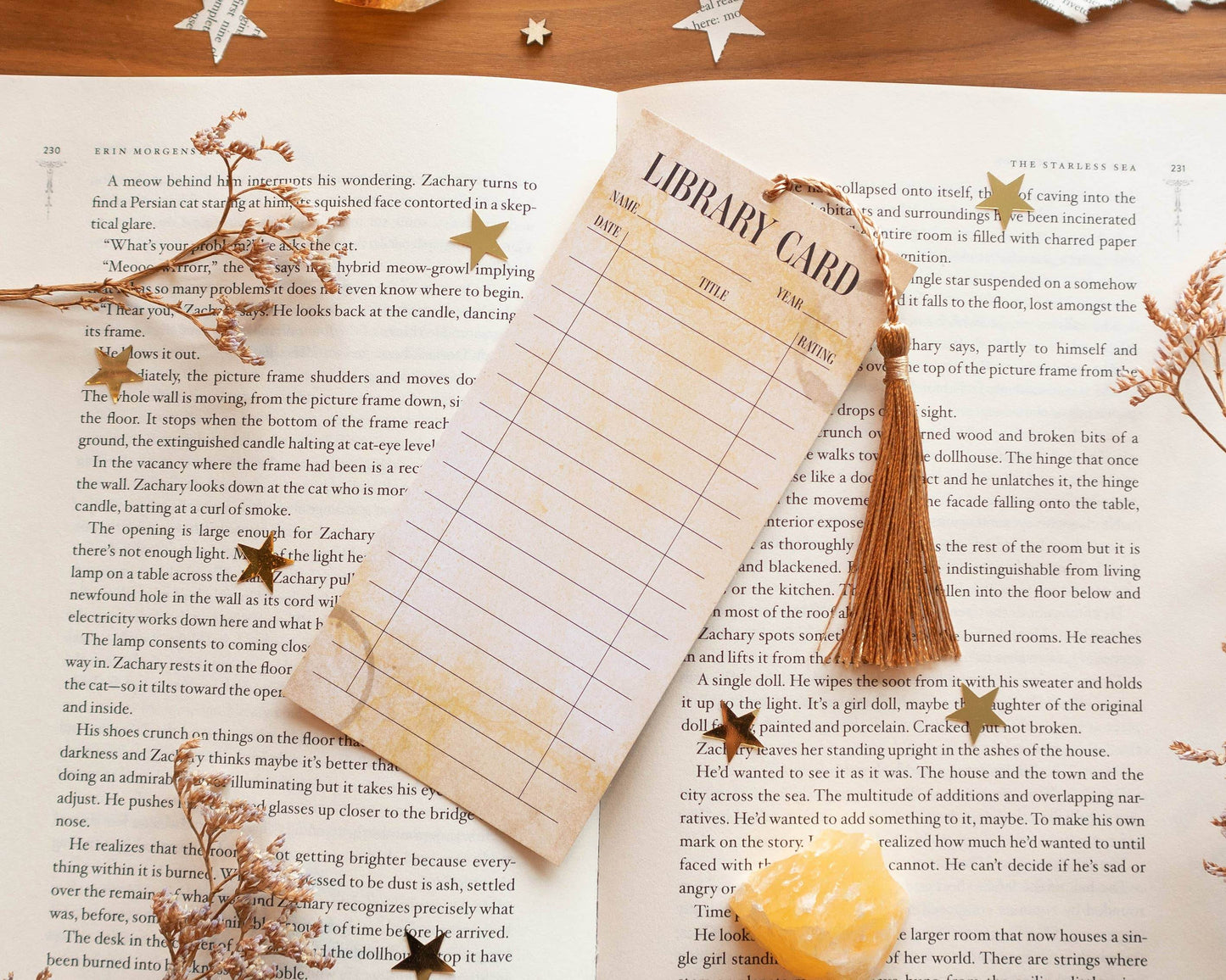 Basically Britt - Library Card Bookmark - Track your reading! - The Dreamer's Bookshop.