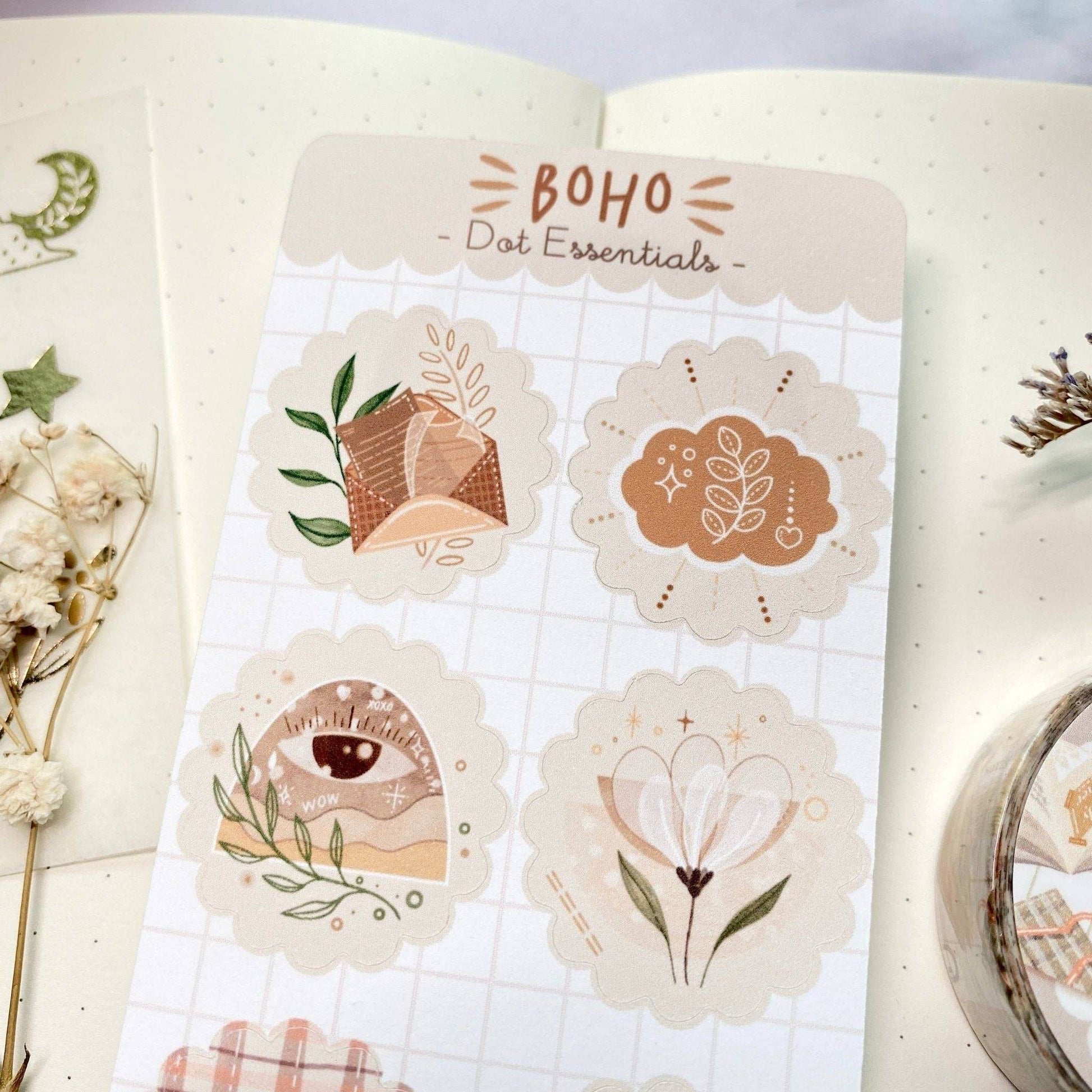 LETTOOn - Stickervel - Boho - The Dreamer's Bookshop.