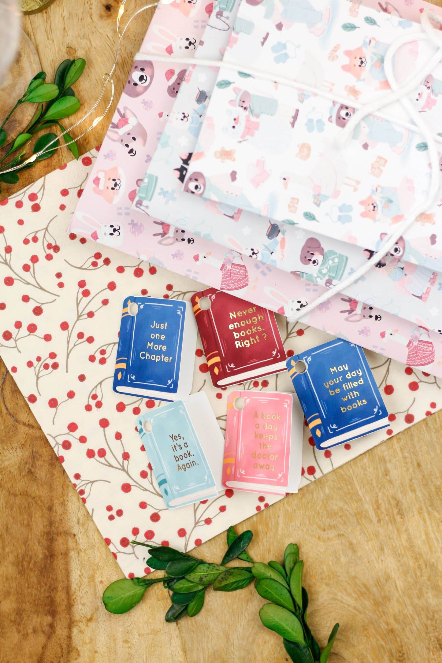 My Sweet Paper Card - Cadeaukaartjes voor boeken - Set van 5 cadeaukaartjes - The Dreamer's Bookshop.