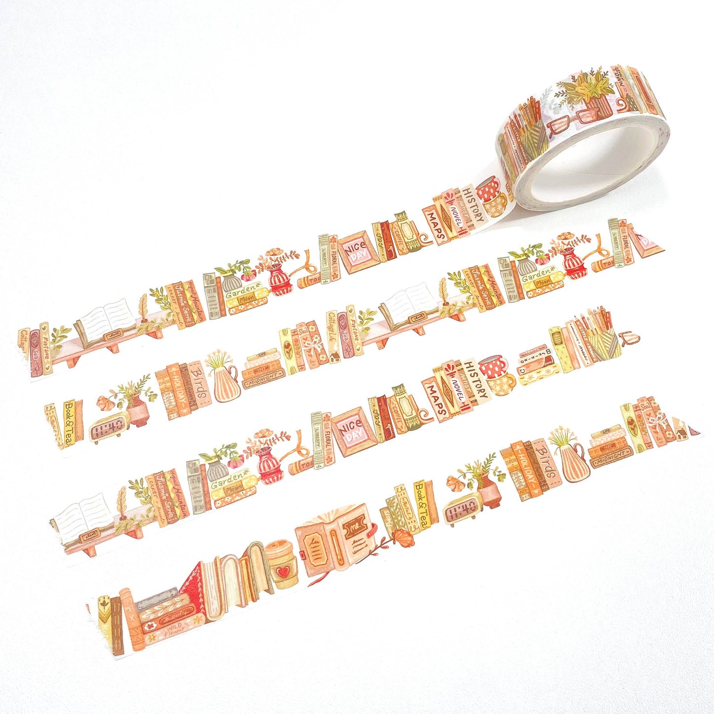 LETTOOn - Heerlijke leestijd - Washi Tape-set - The Dreamer's Bookshop.