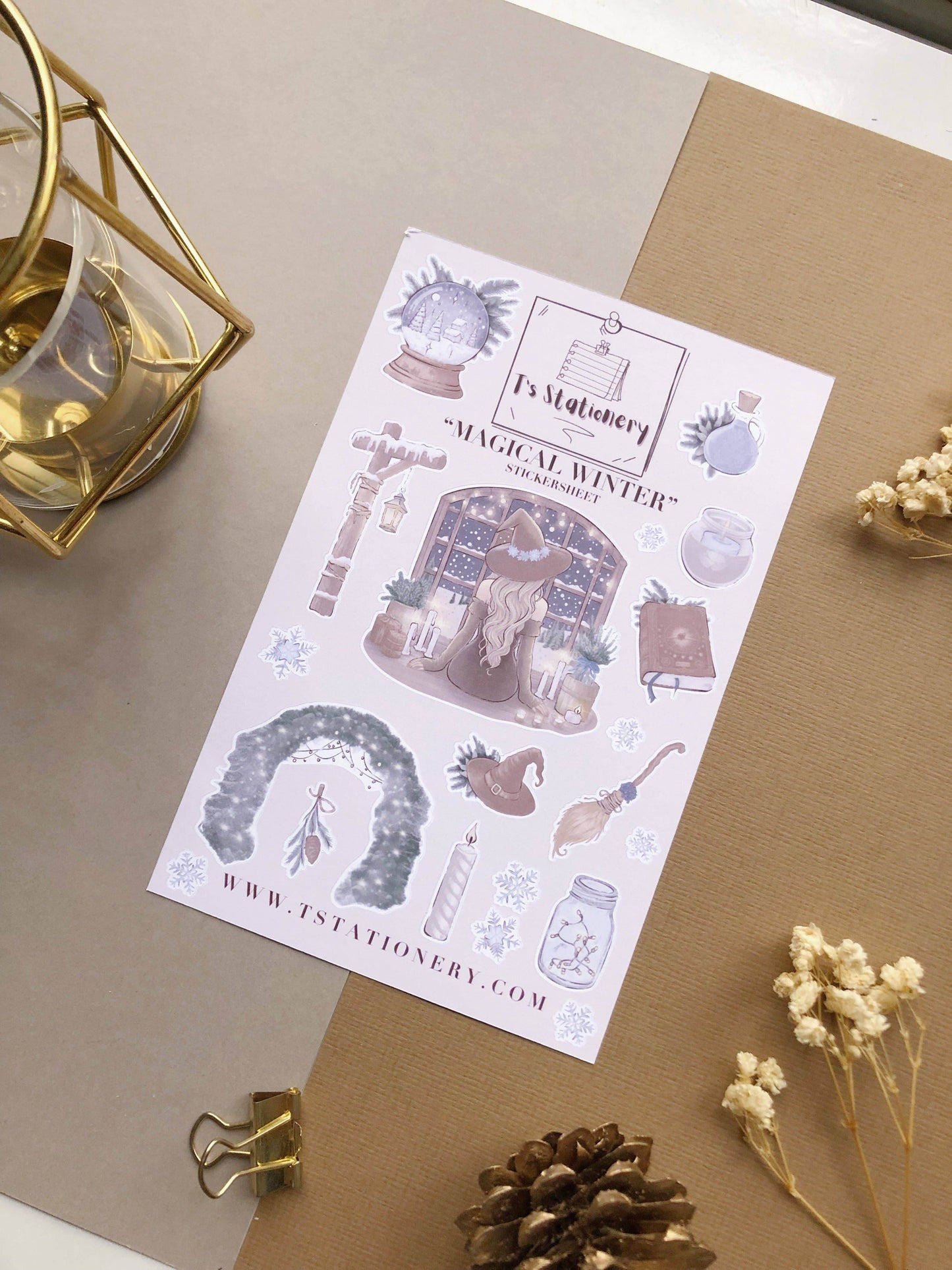 T's Stationery - „Magische winter” - The Dreamer's Bookshop.
