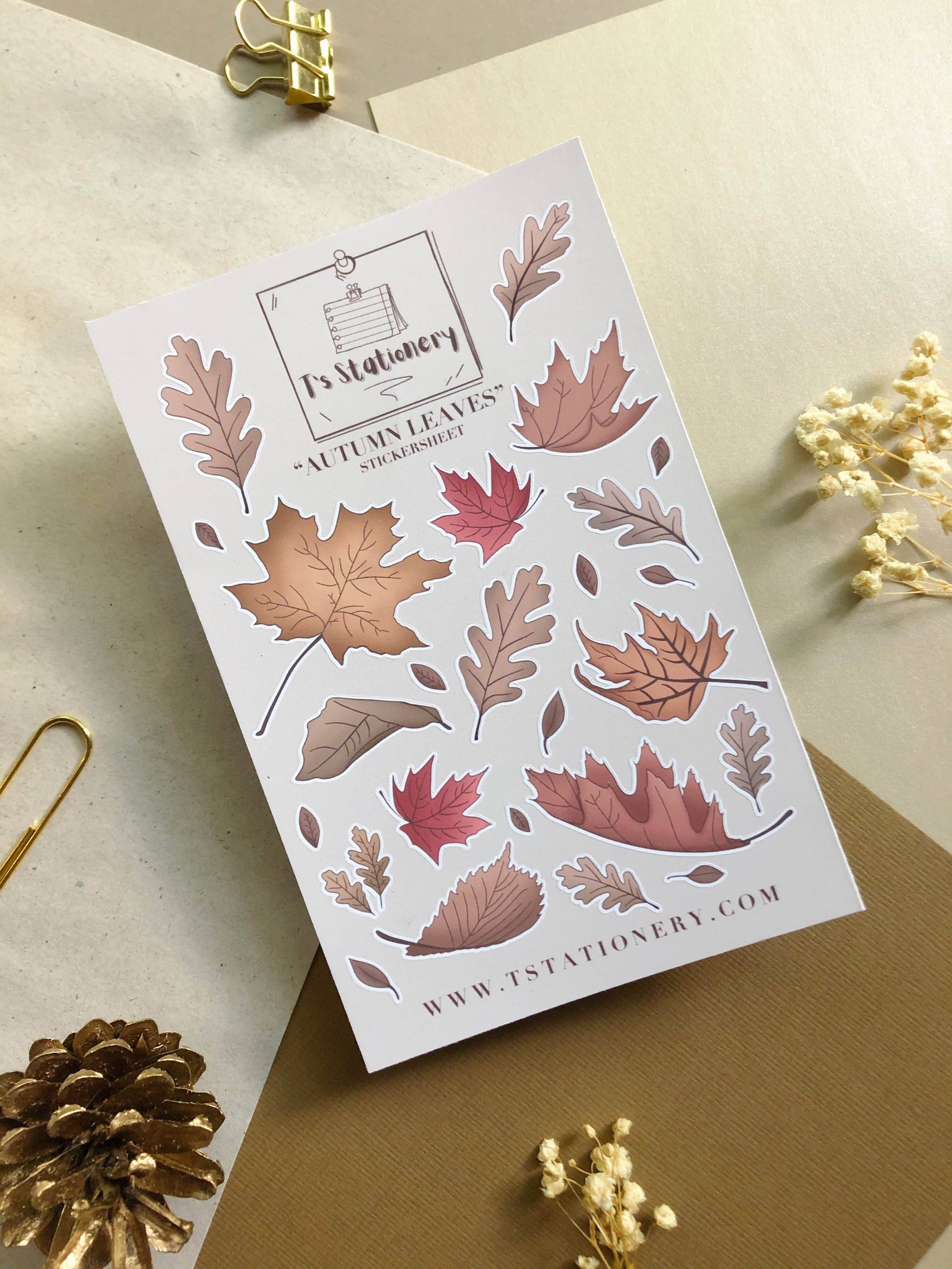T's Stationery - „Herfstbladeren” - The Dreamer's Bookshop.