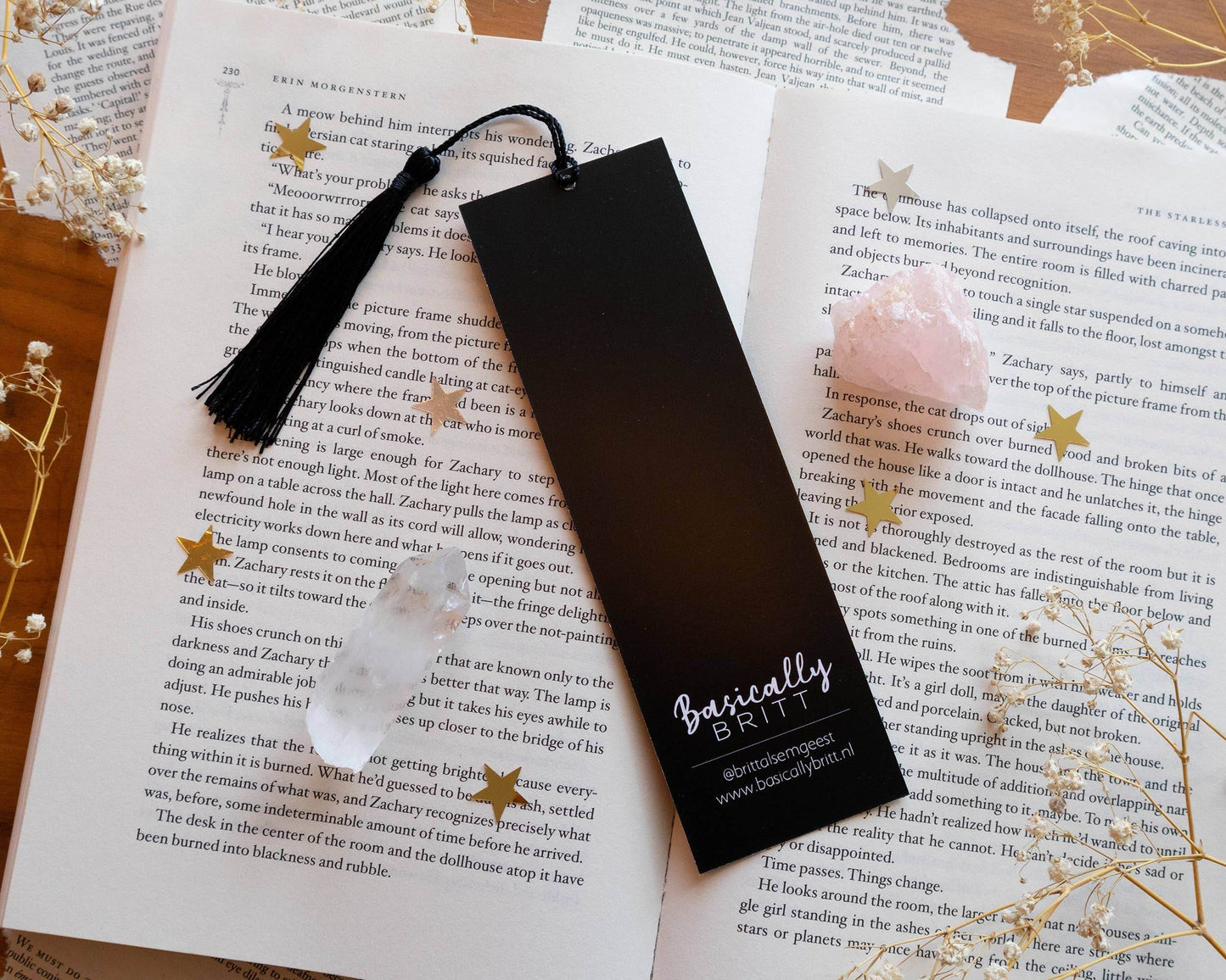 Basically Britt - Woodland Bookmark - Forest Toadstool Nature Butterfly - The Dreamer's Bookshop.