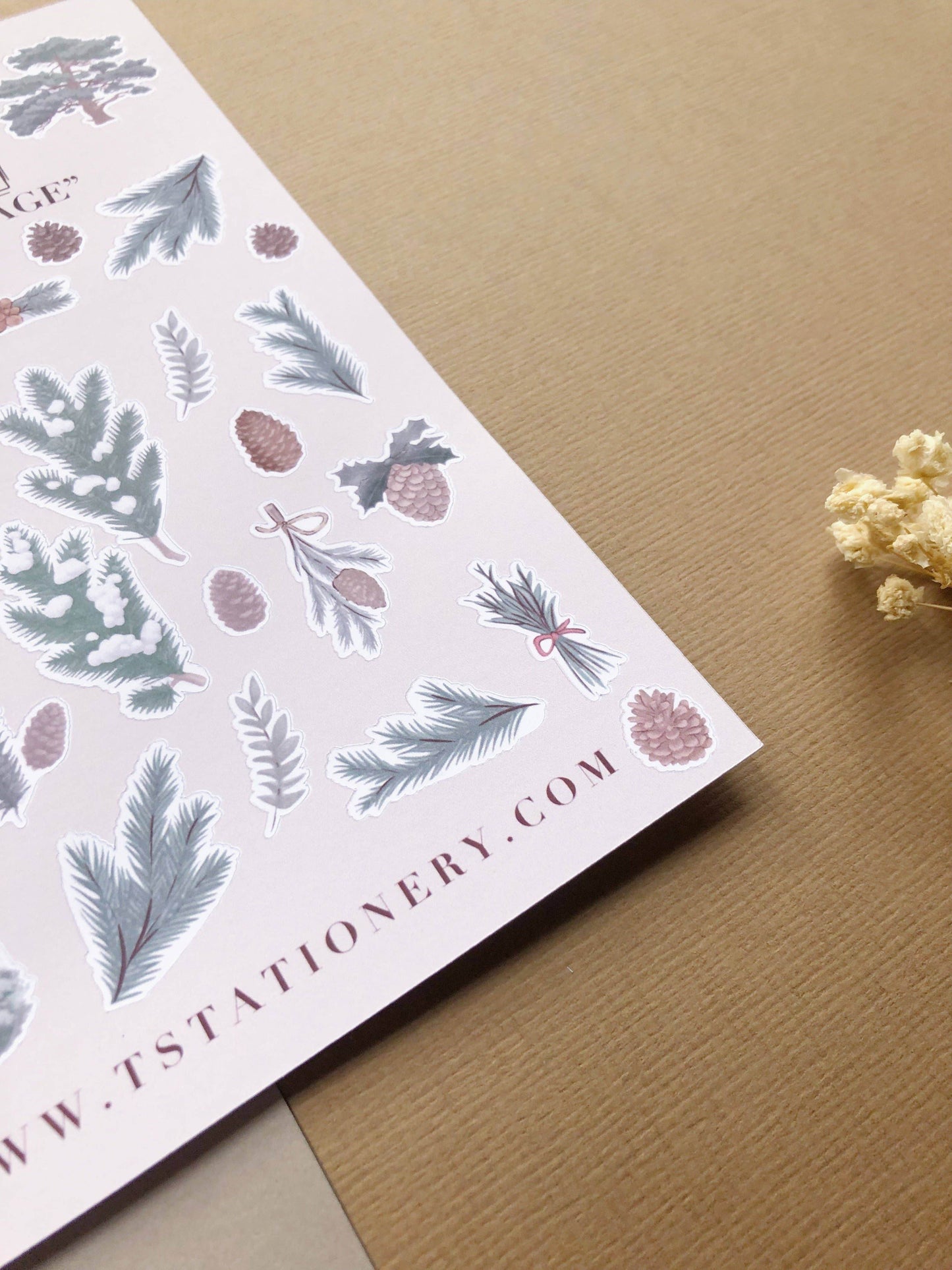 T's Stationery - „Winterblad” - The Dreamer's Bookshop.